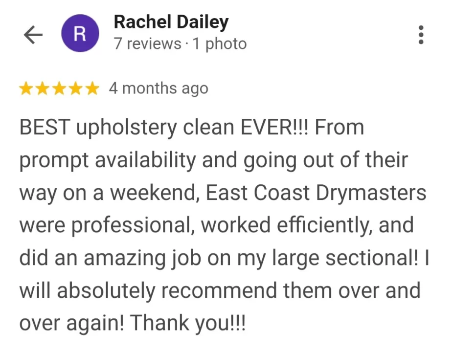 tile floor cleaning testimonial in palm coast
