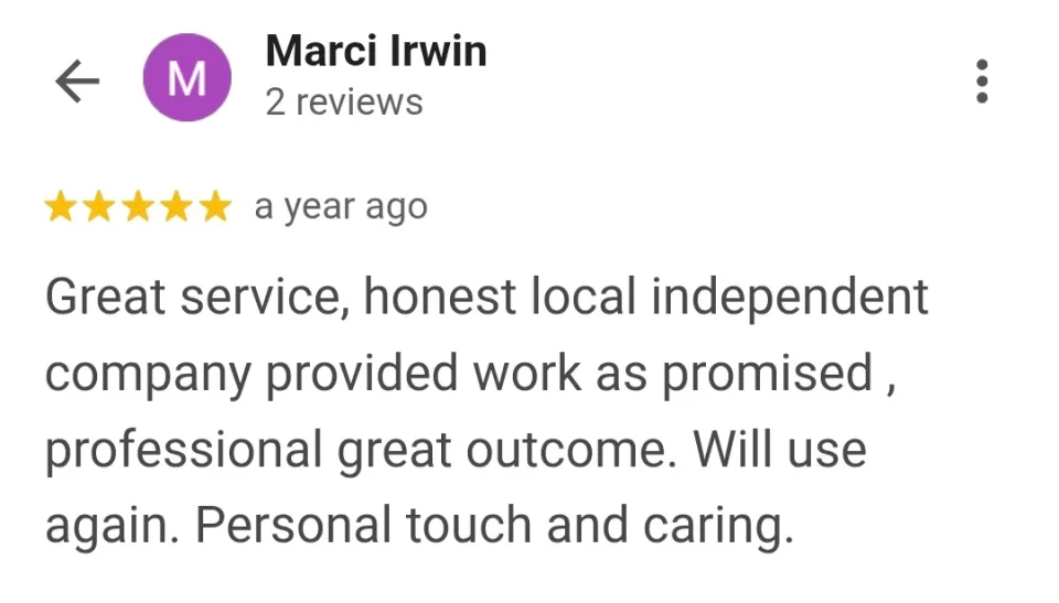 area rug cleaning testimonial in palm coast