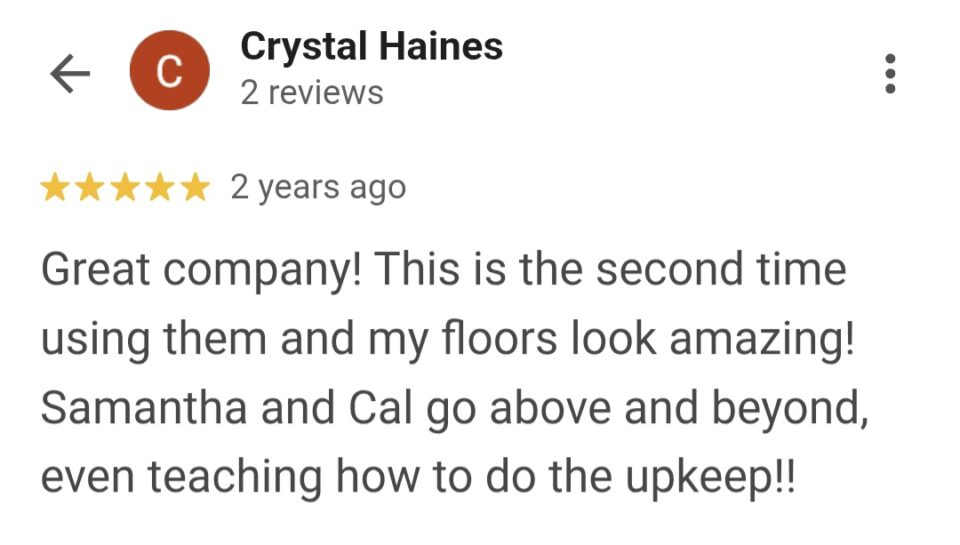 deep carpet cleaning review in palm coast