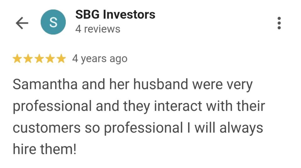 upholstery stain cleaning testimonial in palm coast