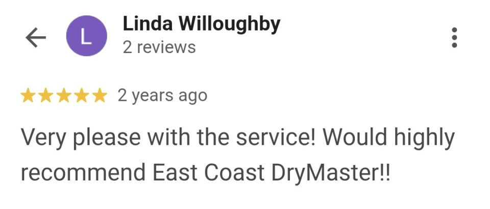couch cleaning testimonial in palm coast